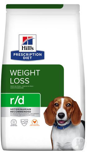 Hill's Pet Nutrition Prescription Diet R/D Weight Loss Aliment Pour Chien Au Poulet 10kg