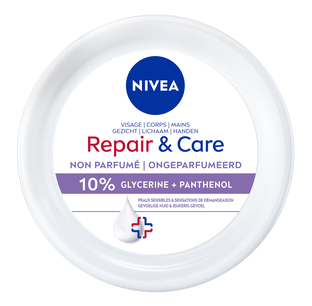 Nivea Repair & Care Ongeparfumeerd Bodycrème - 10% Glycerine   Panthenol 400ML