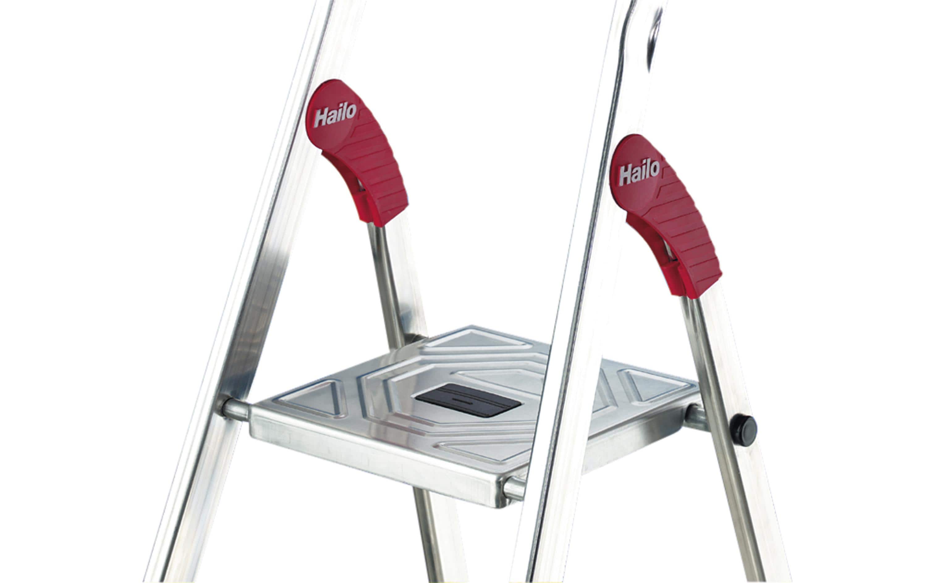 Stehleiter L60 6 Stufen<br>Die praktische Alu-Sicherheits-Haushaltsleiter
