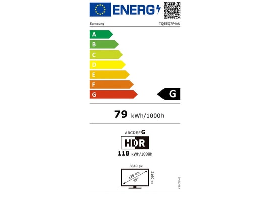 SAMSUNG - TV QLED 4K 138 cm TQ55Q7F4A