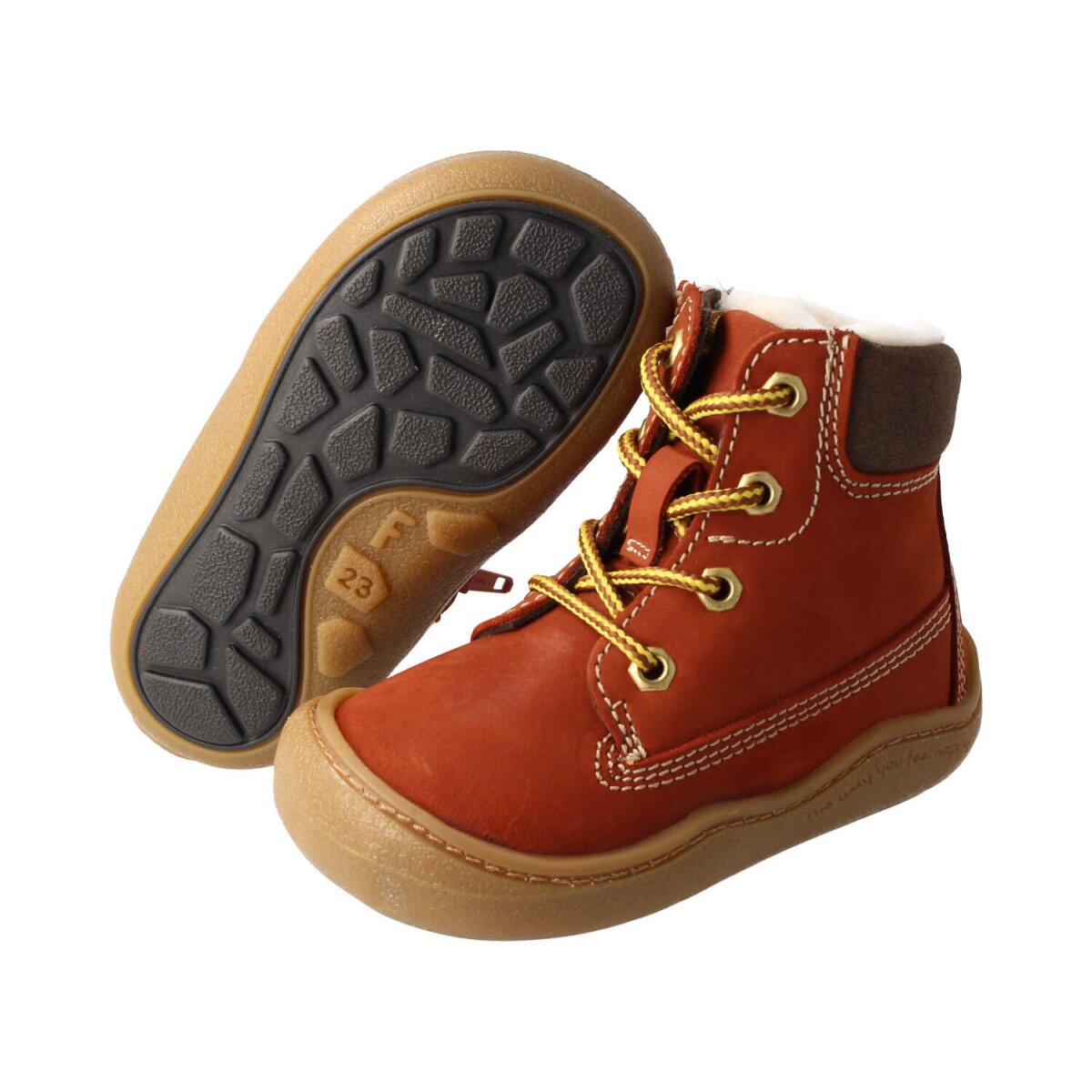 WL4222-WX9 chestnut TIMBII nubuck wool laces zipper Winterstiefel Weite/W