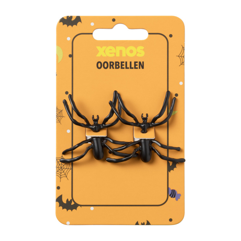 Oorbellen spin - zwart