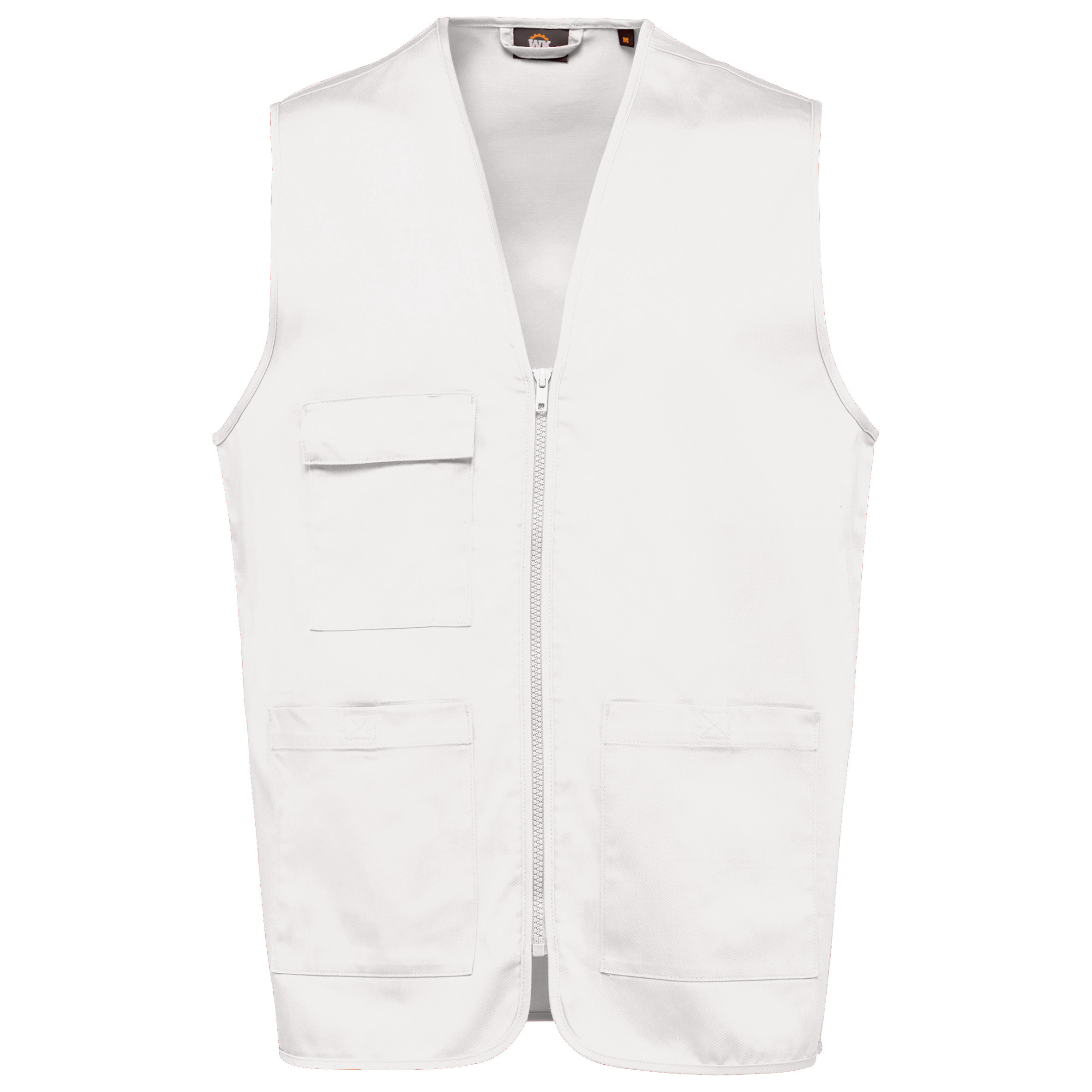 WK. Designed To Work WK608 - Gilet polycoton multipoches unisexe