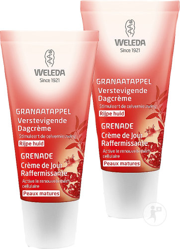 Weleda Grenade Crème De Jour Raffermissante Peaux Matures Tubes 2x30ml