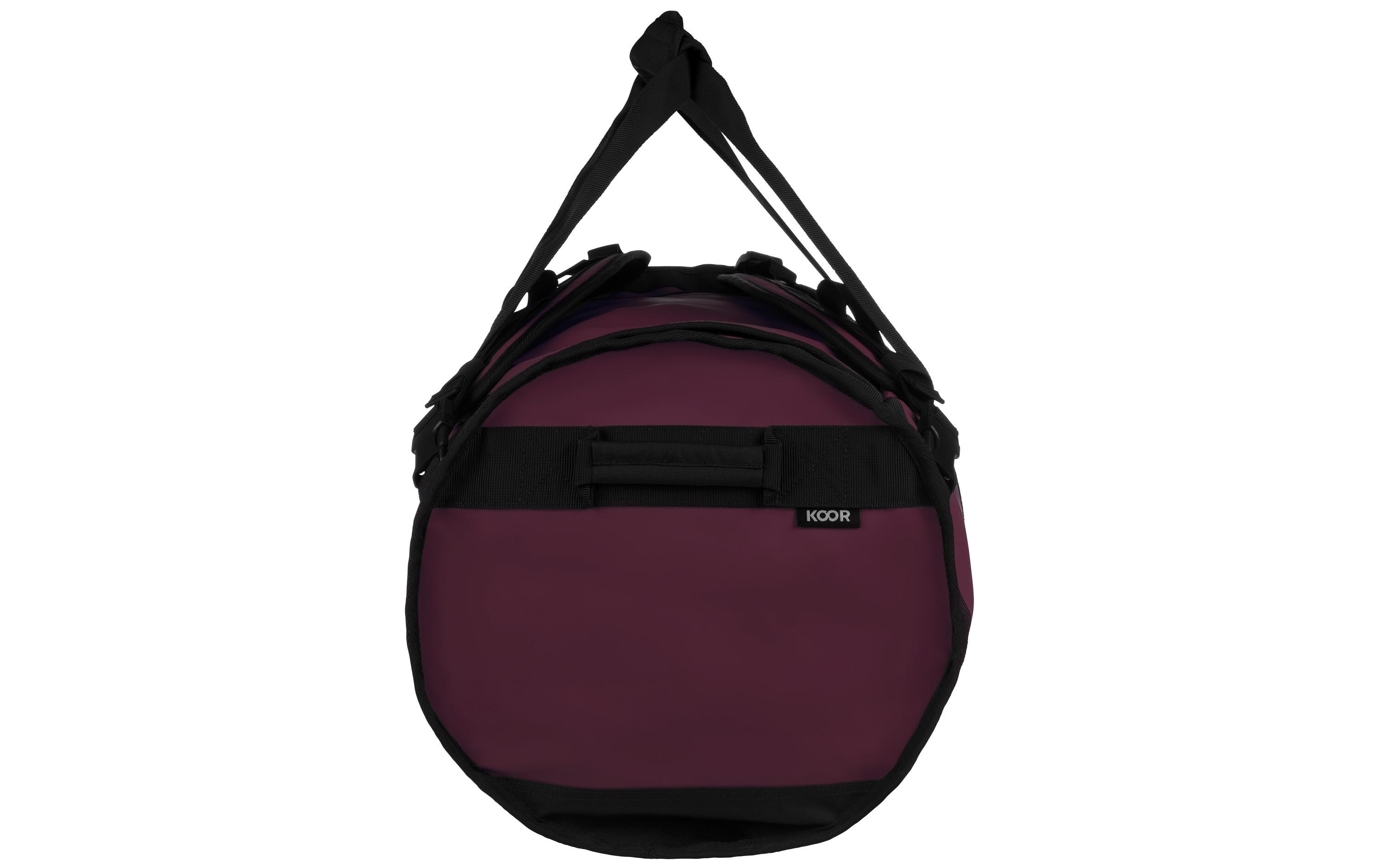 Duffle Bag Sooma 50 l, MaroonWasserabweisende Reisetasche