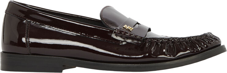 Tommy Hilfiger LOAFER PATENT LEATHER Burgundy velvet