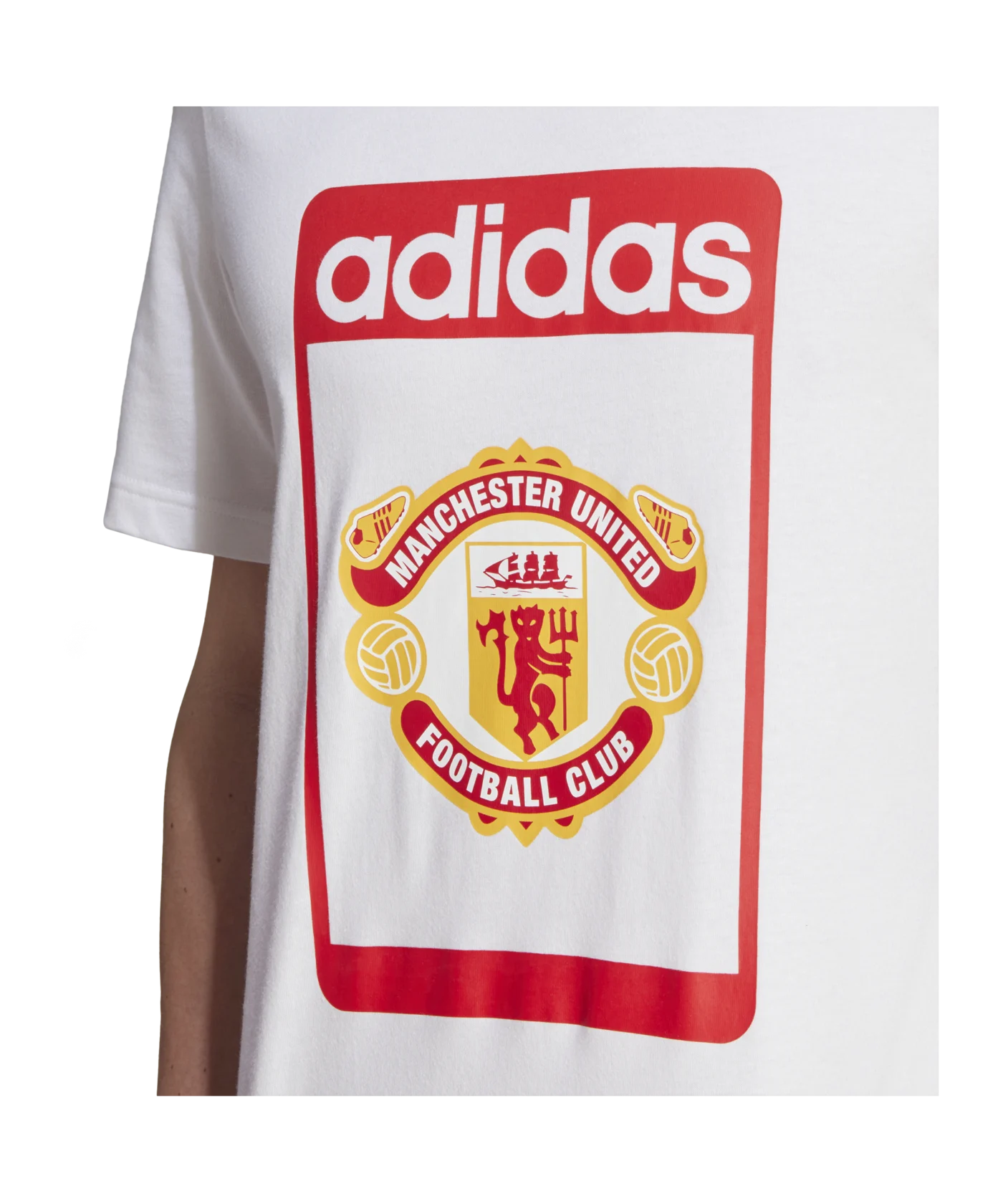 adidas Originals Manchester United T-Shirt Weiss