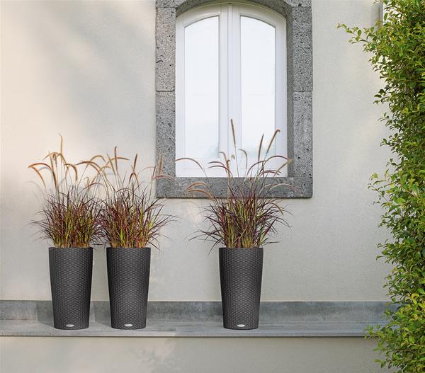 LECHUZA® Cilindro Cottage Pflanzgefäß, rund