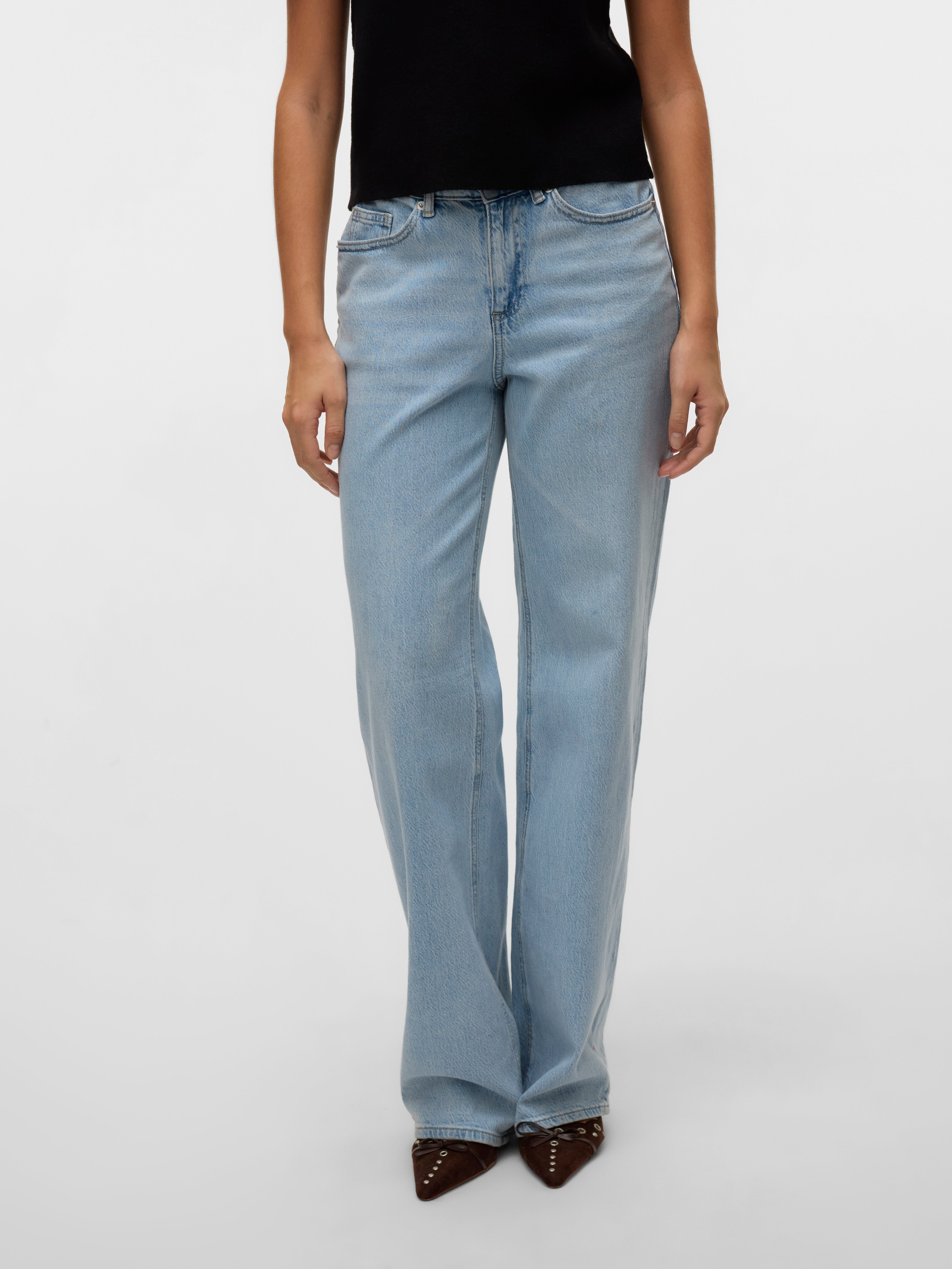 VMMELISA Mid rise Wide leg fit Jeans