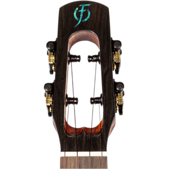 Flight Royal Series Nighthawk Tenor Black Stain elektrisch-akoestische tenor ukelele met gigbag