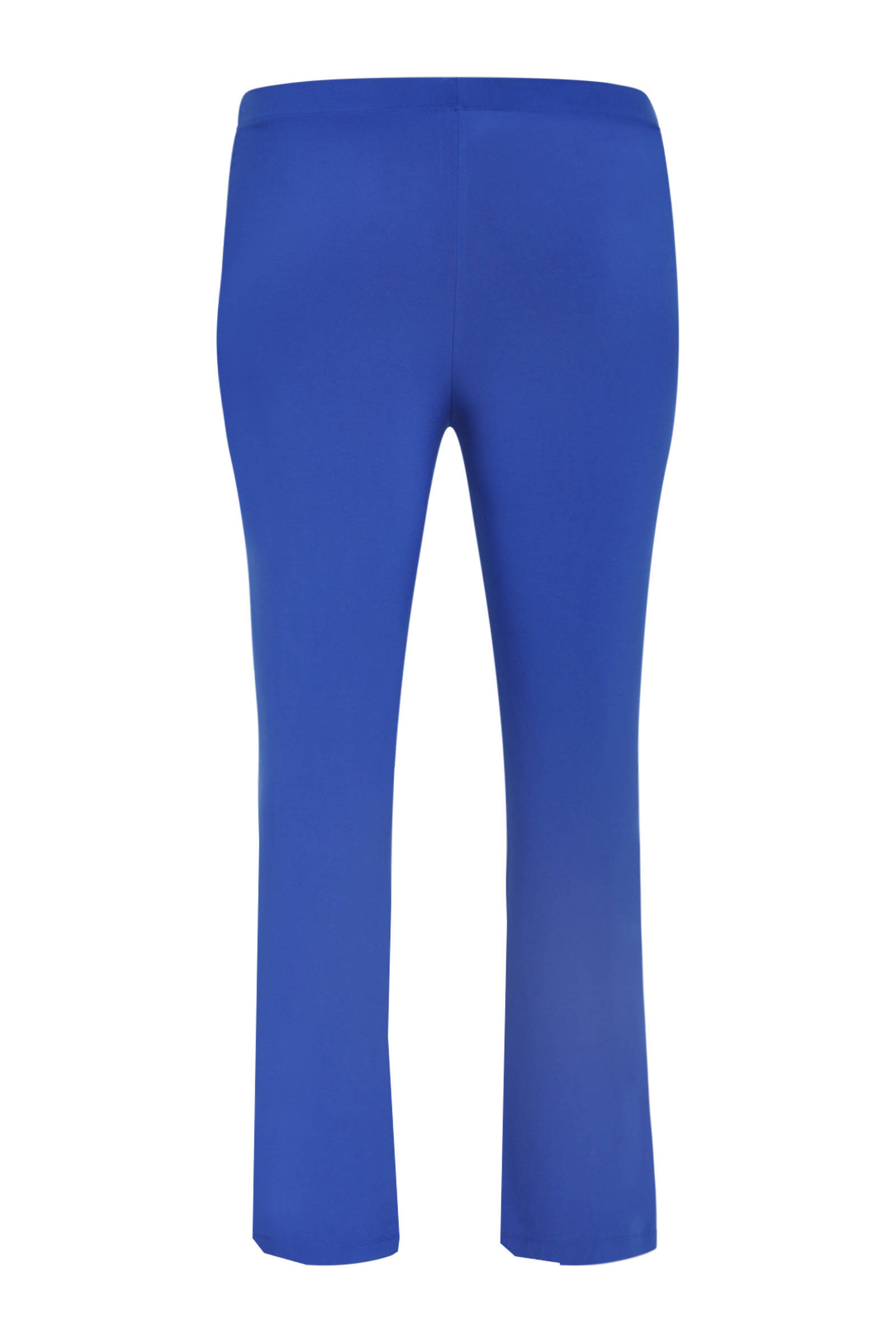 YOEK straight fit broek van travelstof DOLCE indigo