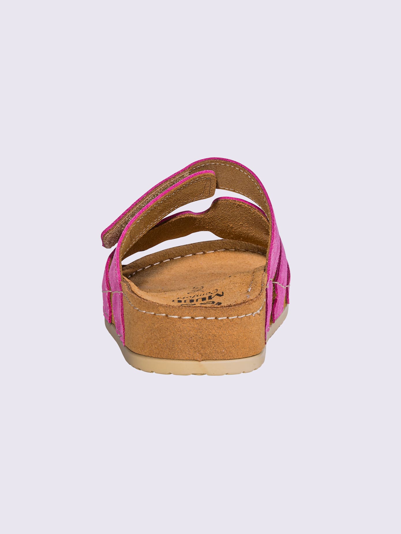 Chaussons cuir velours de vache.