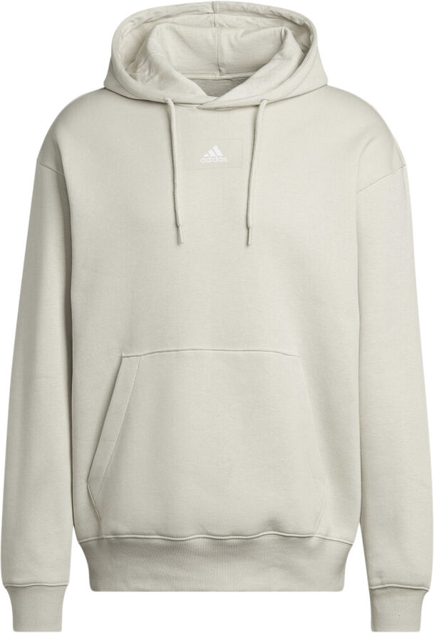 adidas Essentials FeelVivid Cotton Fleece Drop Shoulder hættetrøje Brun