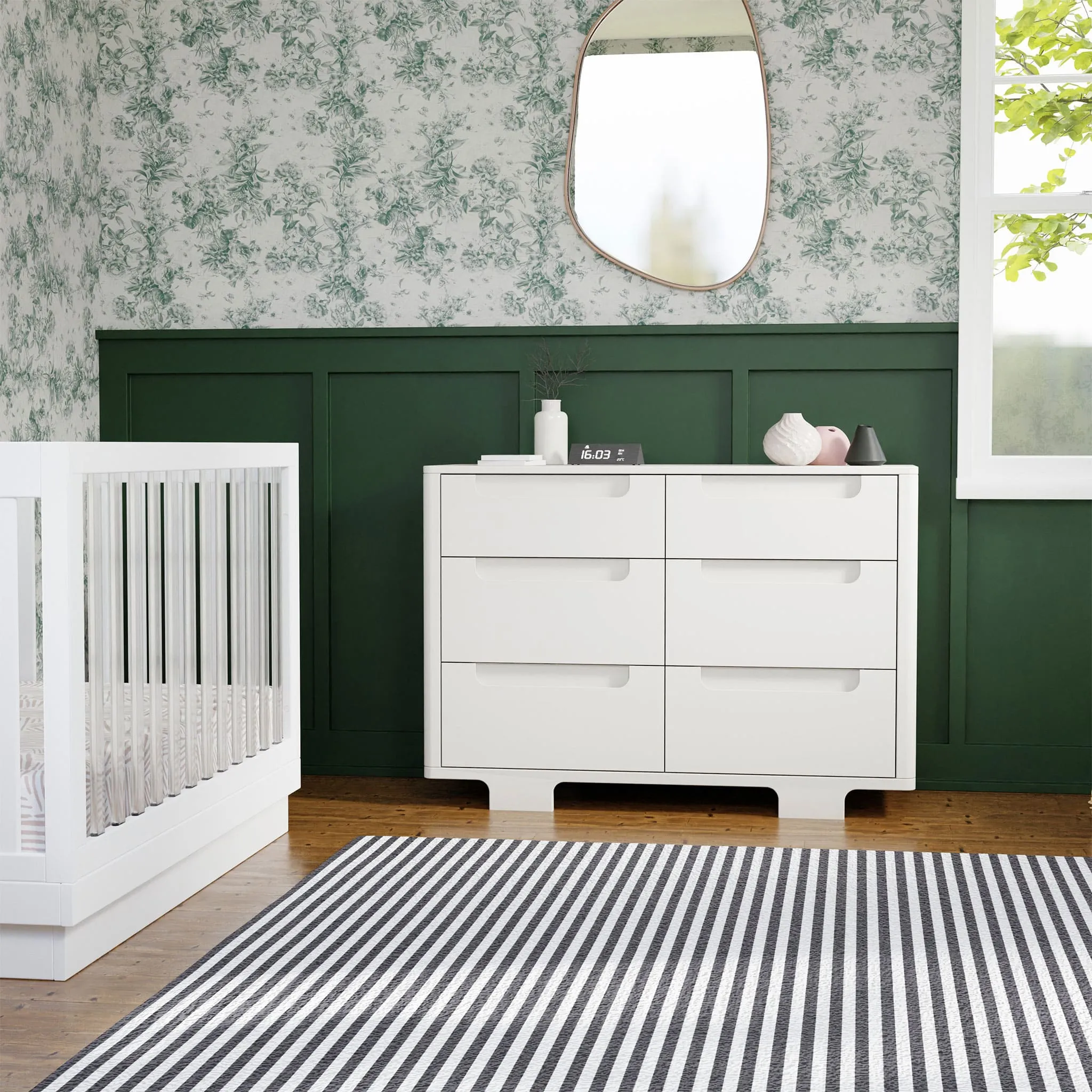 Babyletto Bureau 6 Tiroirs Yuzu - Blanc