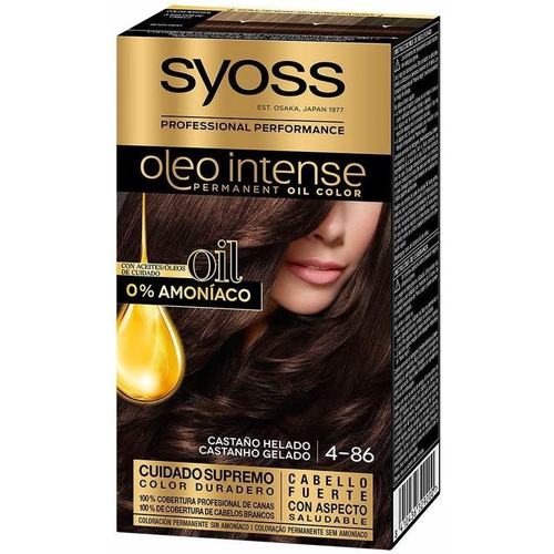 Syoss - Oleo Intense Tinte Sin Amoniaco 4.86-castaño Helado