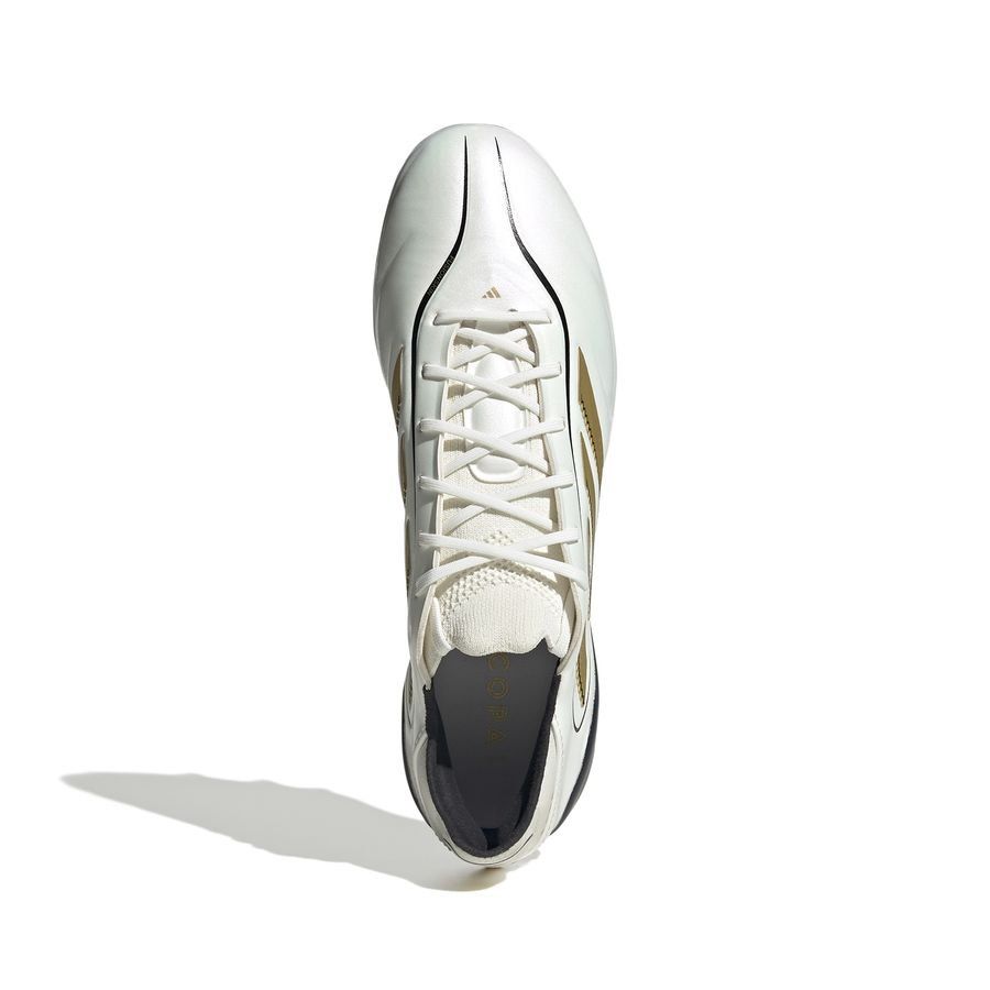 adidas Copa Pure III Elite FG Luxe Control Teaser - Blanc/Matte Gold/Noir ÉDITION LIMITÉE