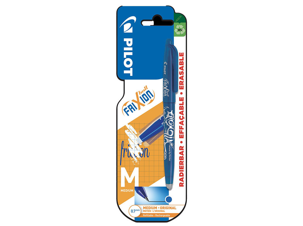 ESFEROGRÁFICA ROLLER FRIXION PILOT AZUL 0.7MM