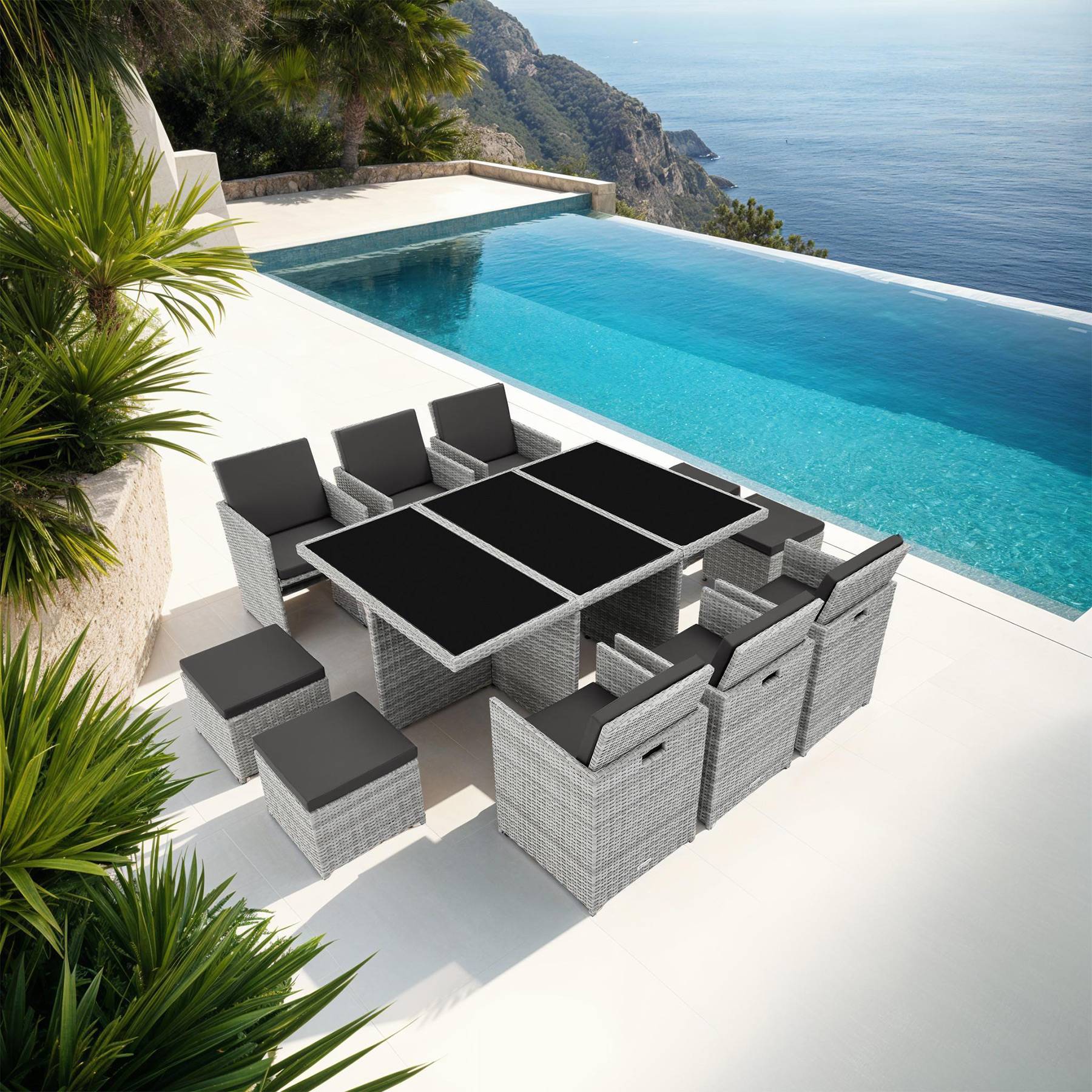 Rattan Sitzgruppe New York