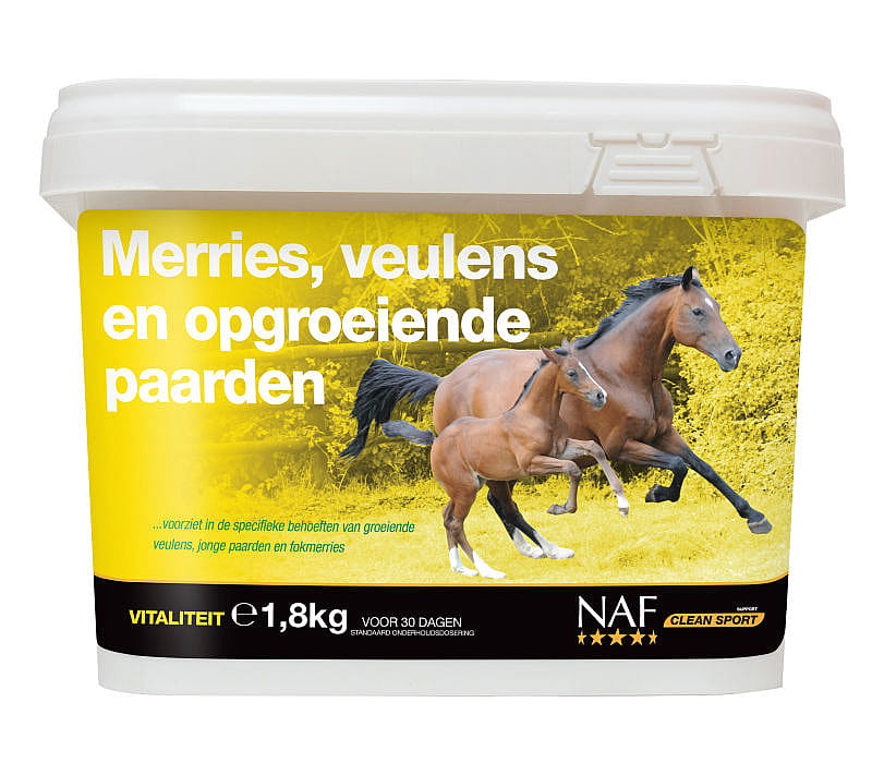 NAF Mare, Foal & Youngstock – Voor gezonde groei en ontwikkeling van jonge paarden