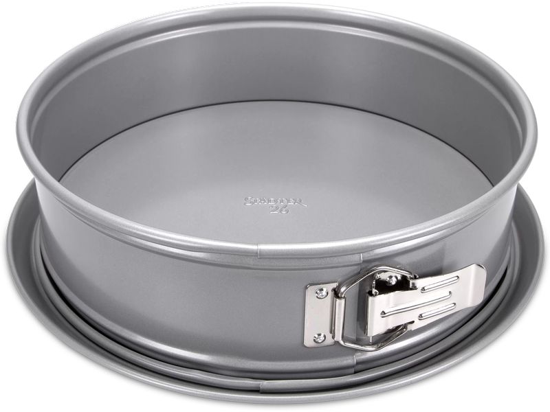 Städter Springform mit Flach.- und Rohrboden 26 cm Backform für Kuchen