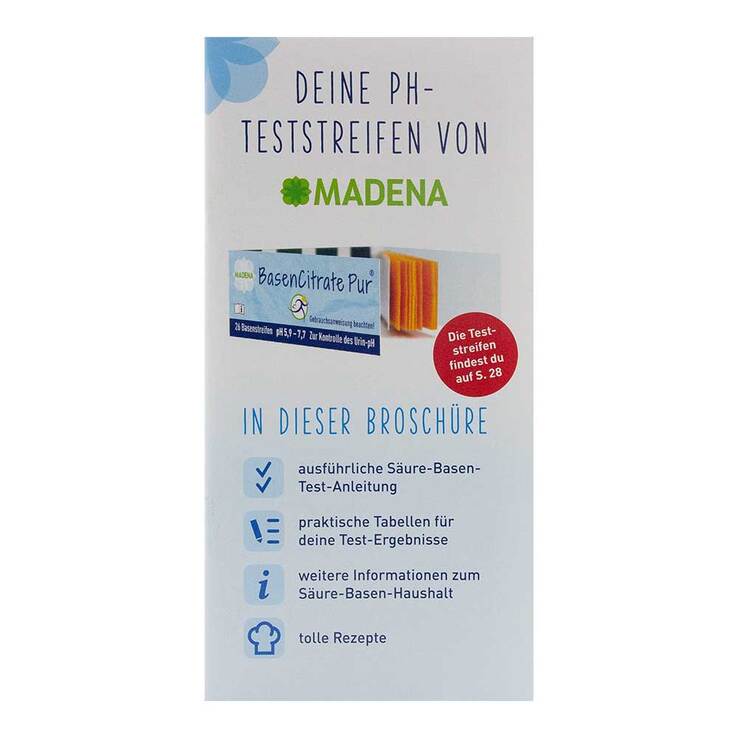 Basen Citrate Pur Teststreifen pH 5,9 - 7,7 n.Apot.R.Keil, 26 St