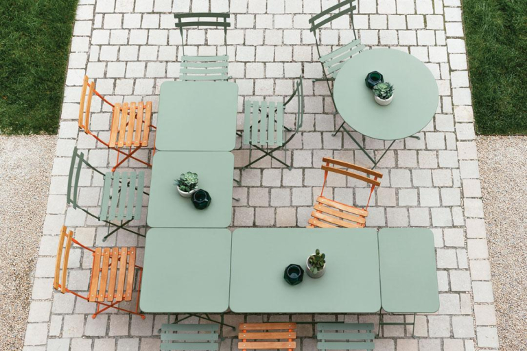 Fermob Bistro tuintafel 57x57 Cotton White