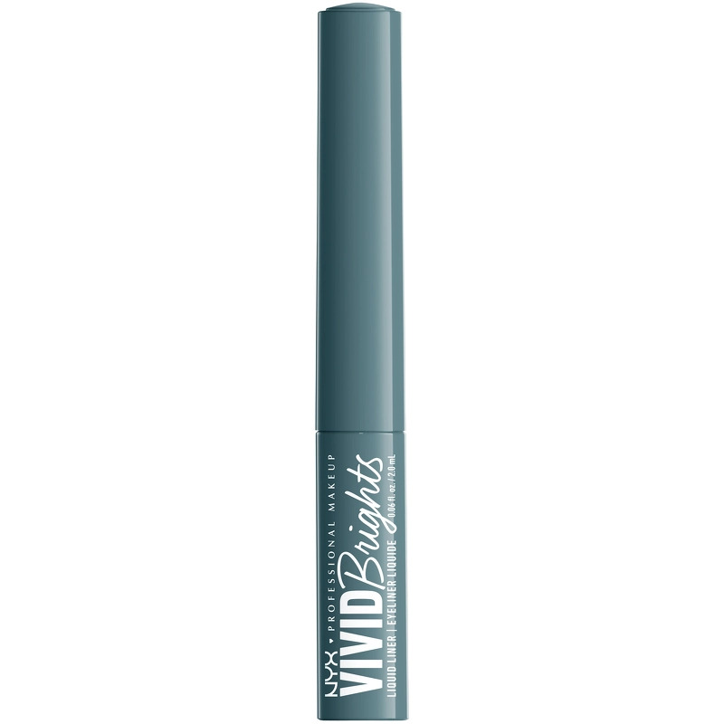 NYX Prof. Makeup Up Vivid Brights Liquid Eyeliner 2 ml - 01 Cyan Simp