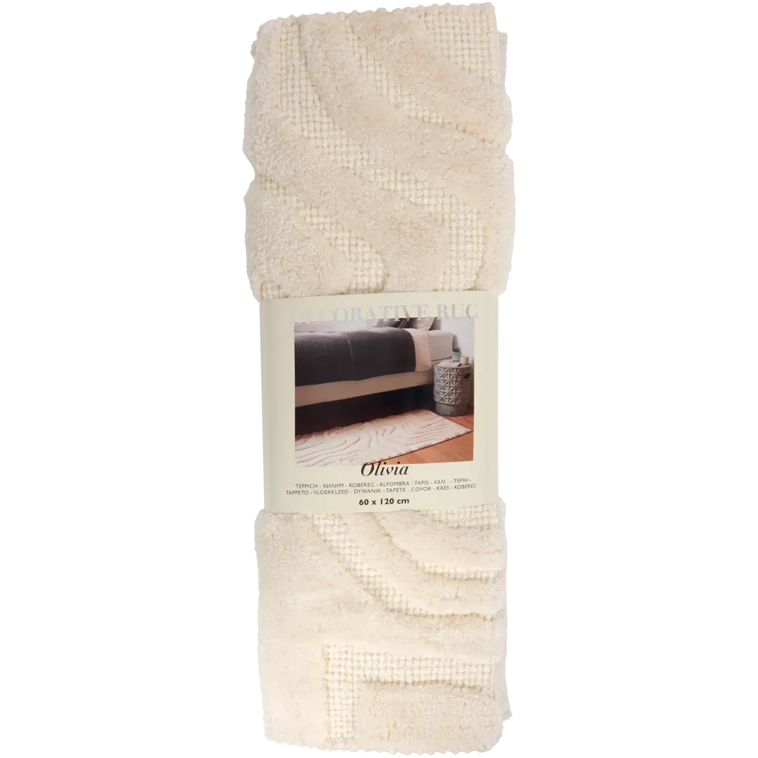 Vloerkleed Olivia 60 x 120 cm | diverse kleuren