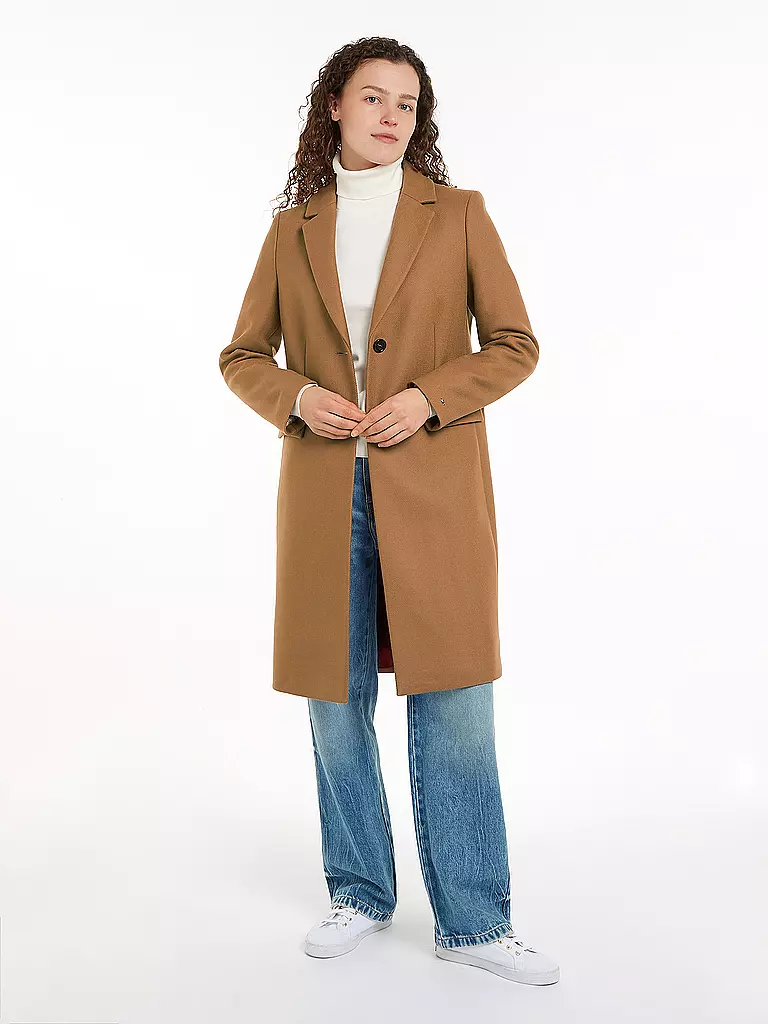 TOMMY HILFIGER Wollmantel camel