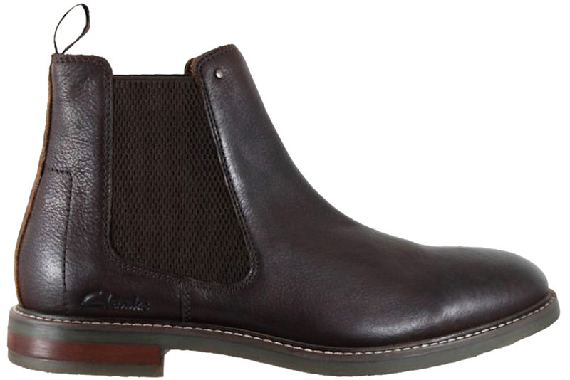 CLARKS JAXEN EASY G STØVLE I MØRKEBRUNT SKIND