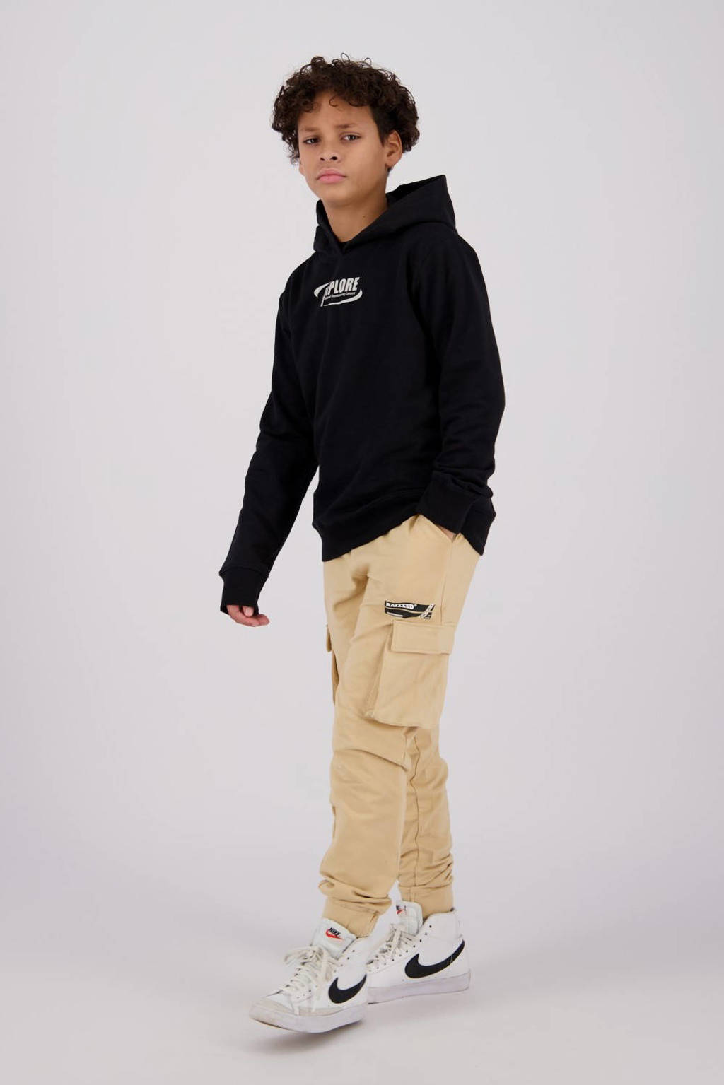 Raizzed tapered fit cargobroek Osaka beige
