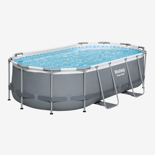 Piscina Tubular Desmontável Bestway Power Steel Oval 427x250x100 cm