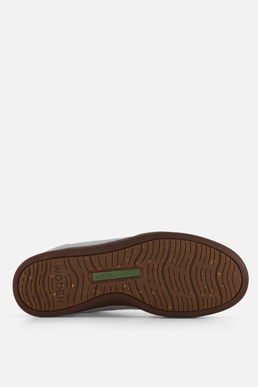 Woden Bjork Sneakers zilver Textiel
