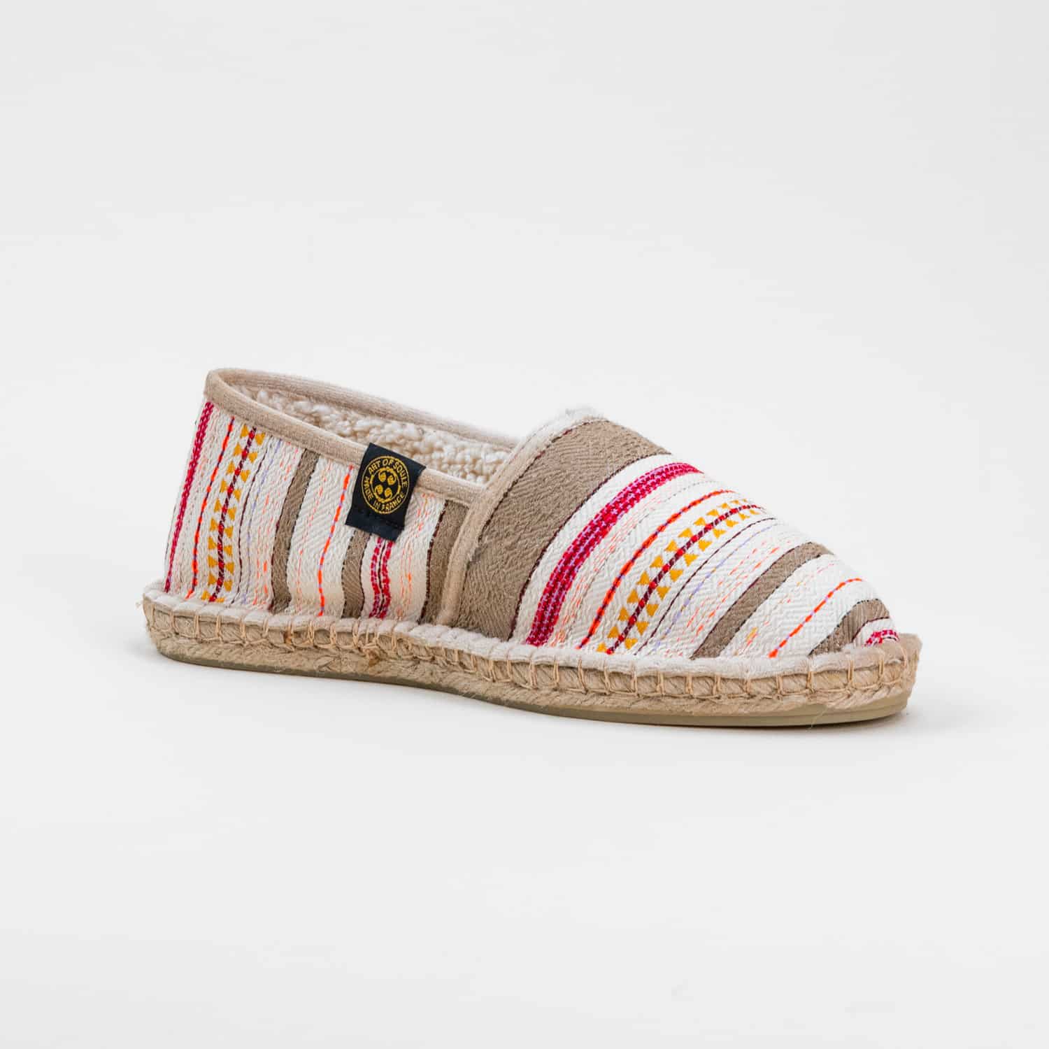 BARETOUS - Espadrilles rayées | Orange