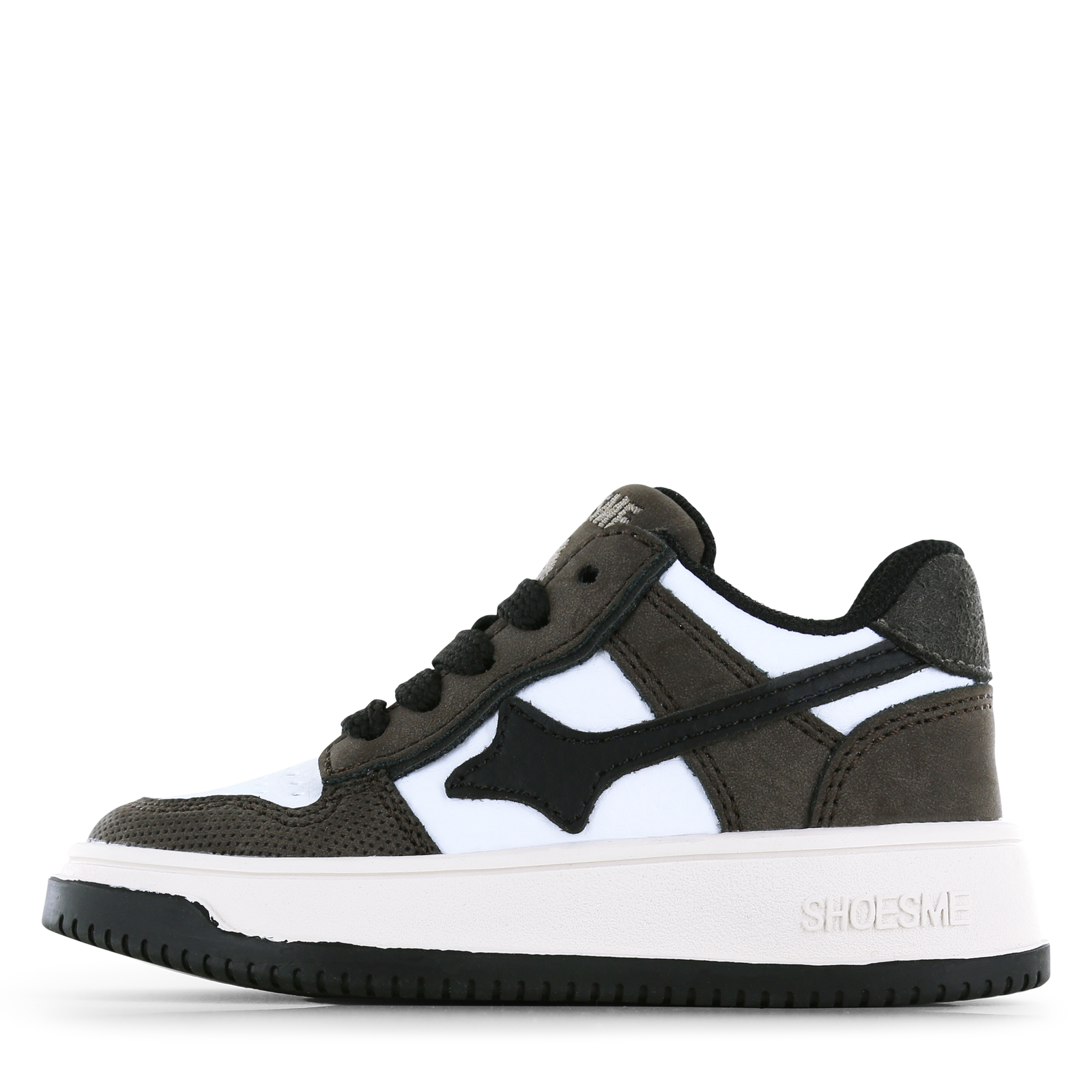 Shoesme donkerbruine sneaker Microfiber leer, Suède | Sale