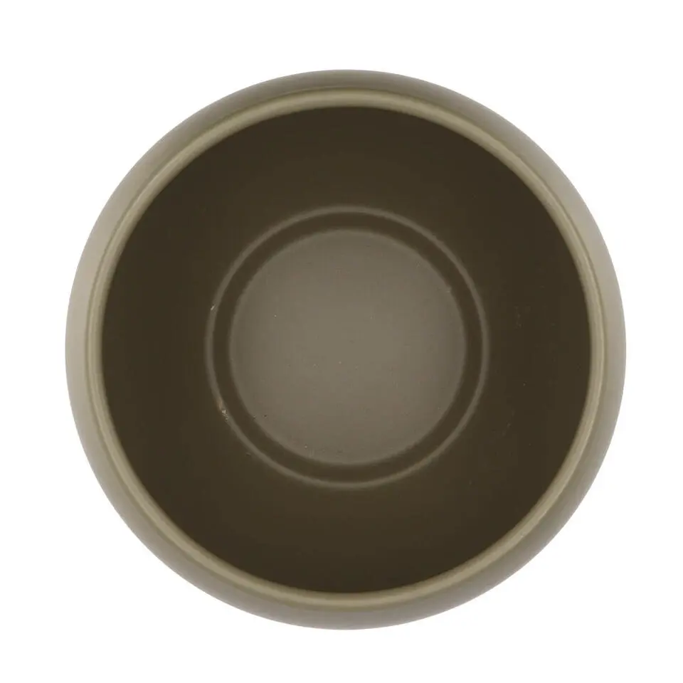 DK Design plantenpot Vinci - olijfgroen mat - D24 x H27 cm
