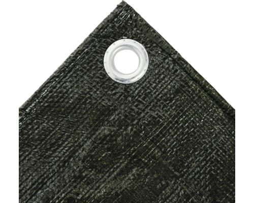 Geweven zeildoek, universeel zeildoek, 140 g/m², oranjegroen, 2 x 3 m