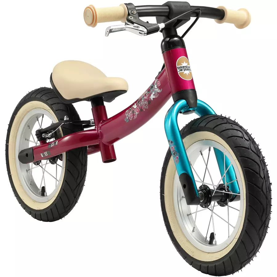 Bikestar Laufrad 12 Zoll Sport Flex berry türkis