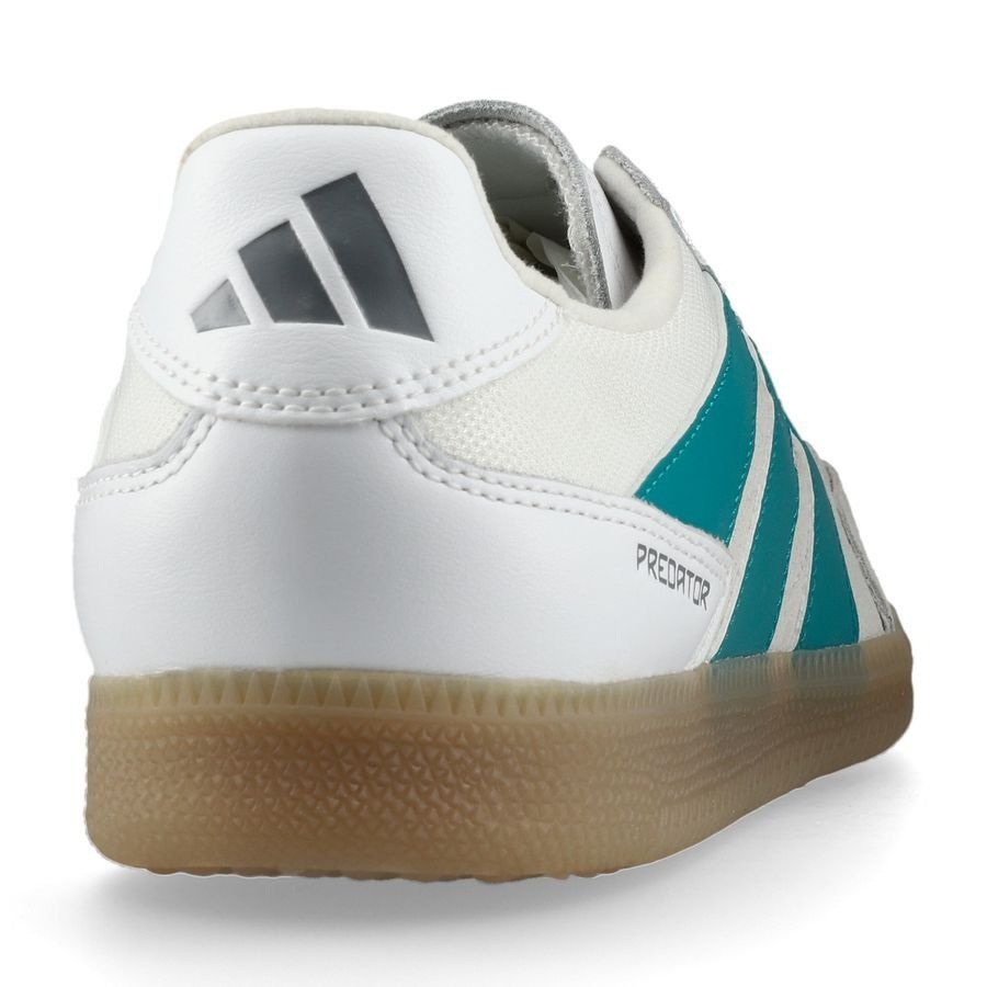 adidas Predator Freestyle IN - Blanc/Vert/Gris