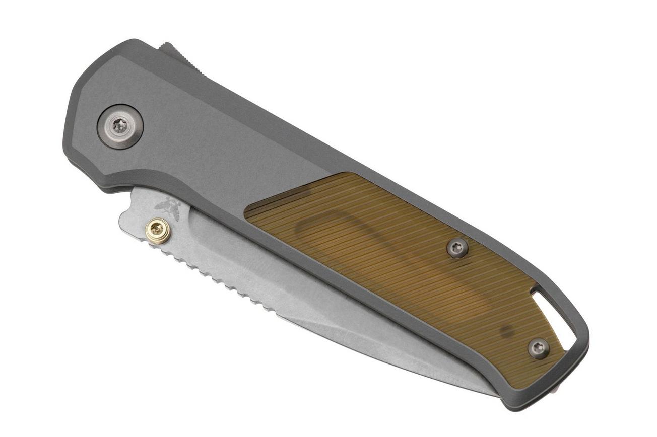 Flytanium Arcade Shark-Lock 1311 Stonewashed, Aluminum Gunmetal Ultem Inlays, zakmes