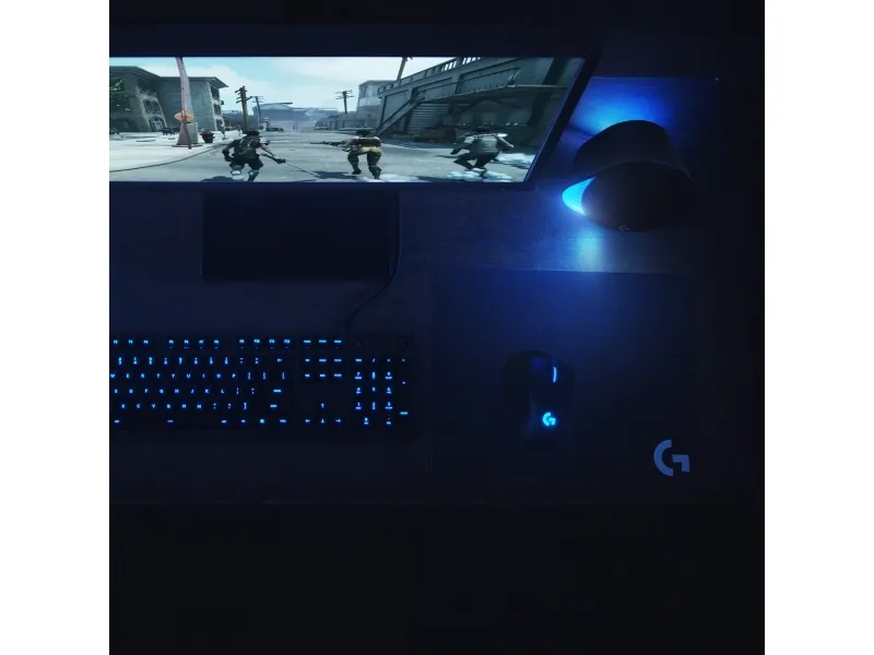 Logitech G560 - Højttalersystem - til PC - 2.1-kanal - trådløs - Bluetooth - USB - 120 Watt (Total)