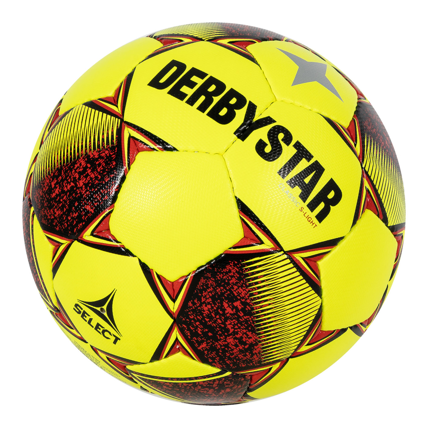 Derbystar Classic Super Light II Kunstgras Voetbal Maat 5 Geel Rood Zwart