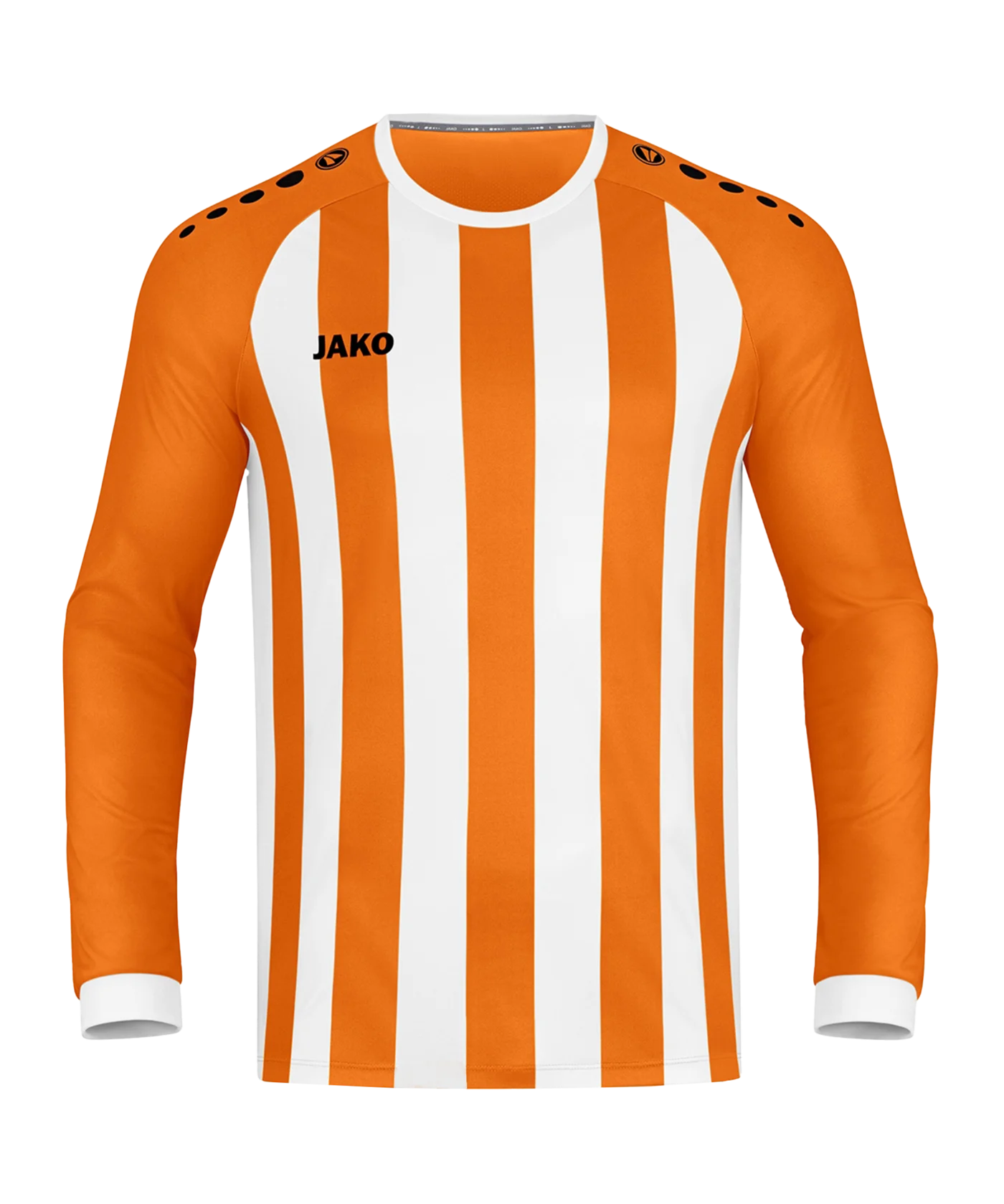JAKO Inter Trikot Langarm Kids Orange Weiss F352