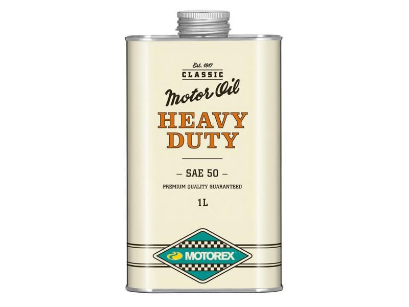 Motorex Motorenöl 4-Takt HEAVY DUTY SAE 50, 1 l 4-Takt-Motorenöl für klassische Fahrzeuge, 1 Liter