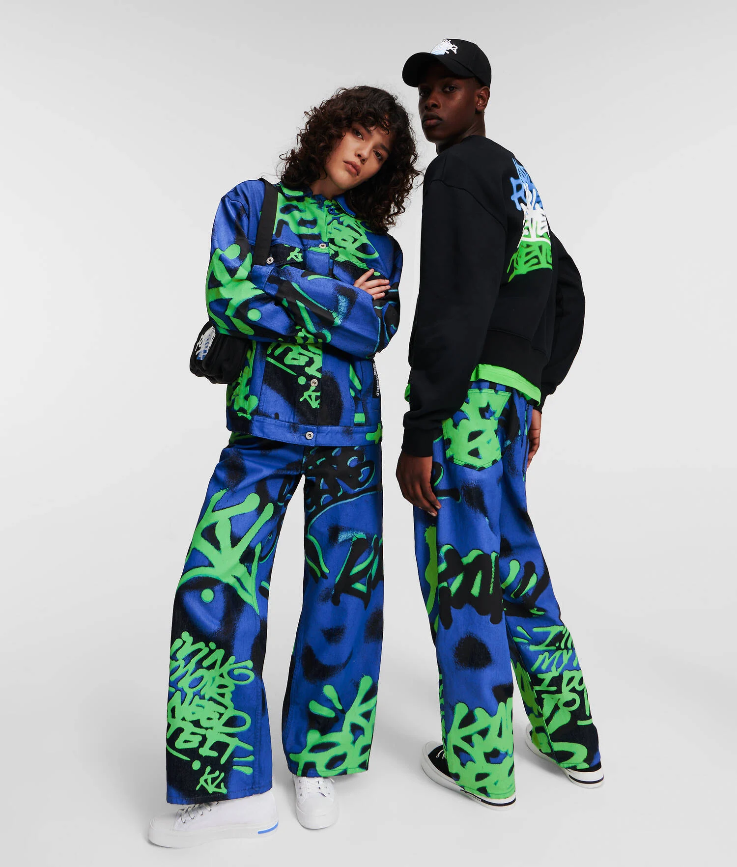 JEAN DÉCONTRACTÉ KLJ X CRAPULE2000 TAILLE MI-HAUTE