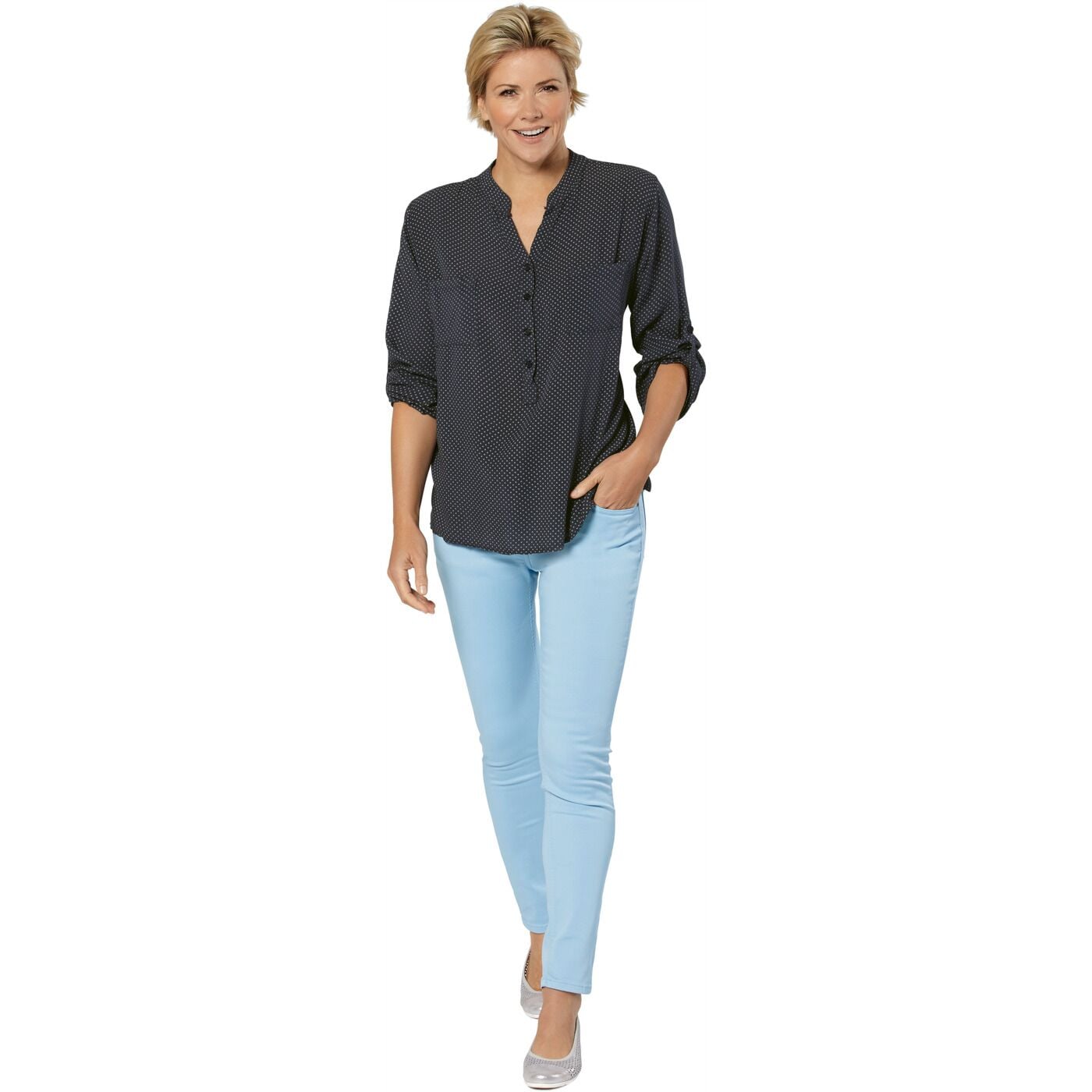 MadiesFashionColored Jeans Kurzgrösse «Kia»