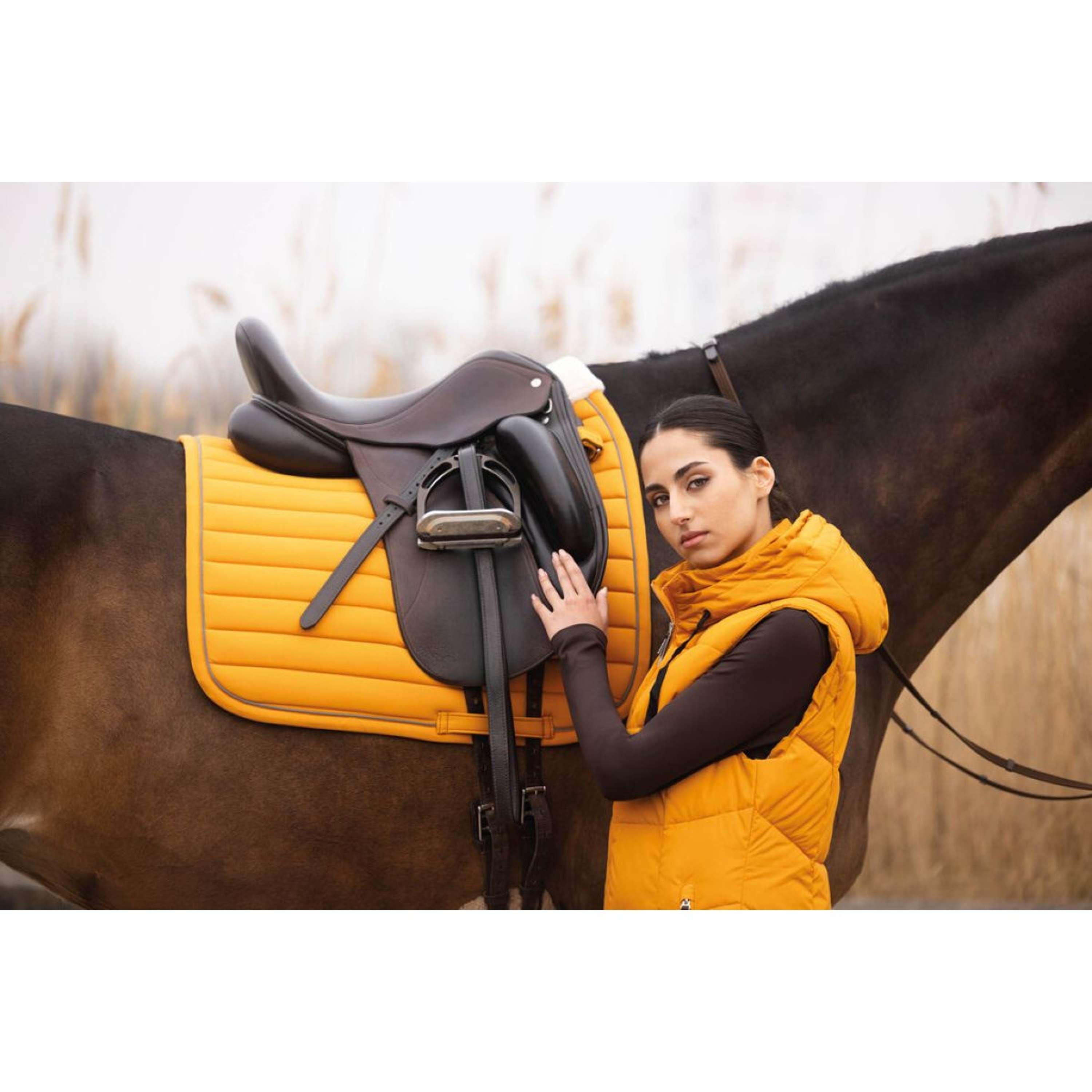 HKM Zadeldekje Livignio Lauria Garelli Elegance Dressuur Mustard