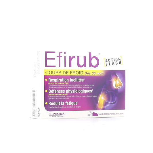3C Pharma Efirub Coups de froid - Phytothérapie - Sphère ORL