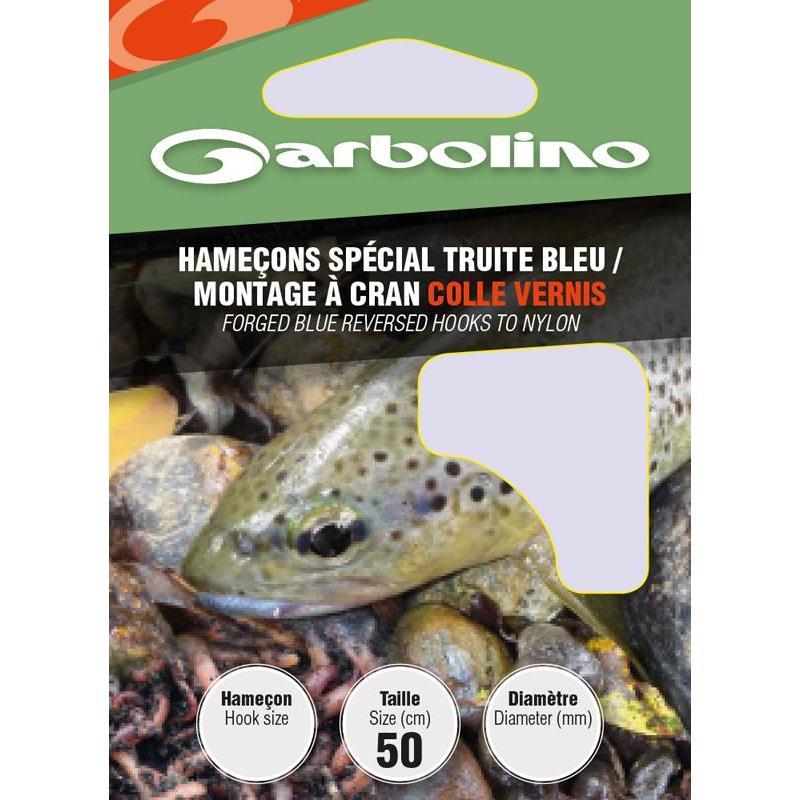 Hamecon Monte Garbolino Special Truite Bleu - Par 10