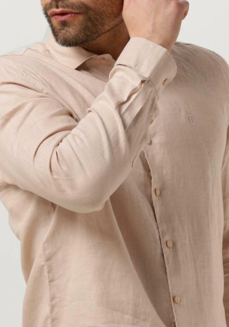 DSTREZZED lichtroze dstrezzed casual overhemd jagger shirt linen